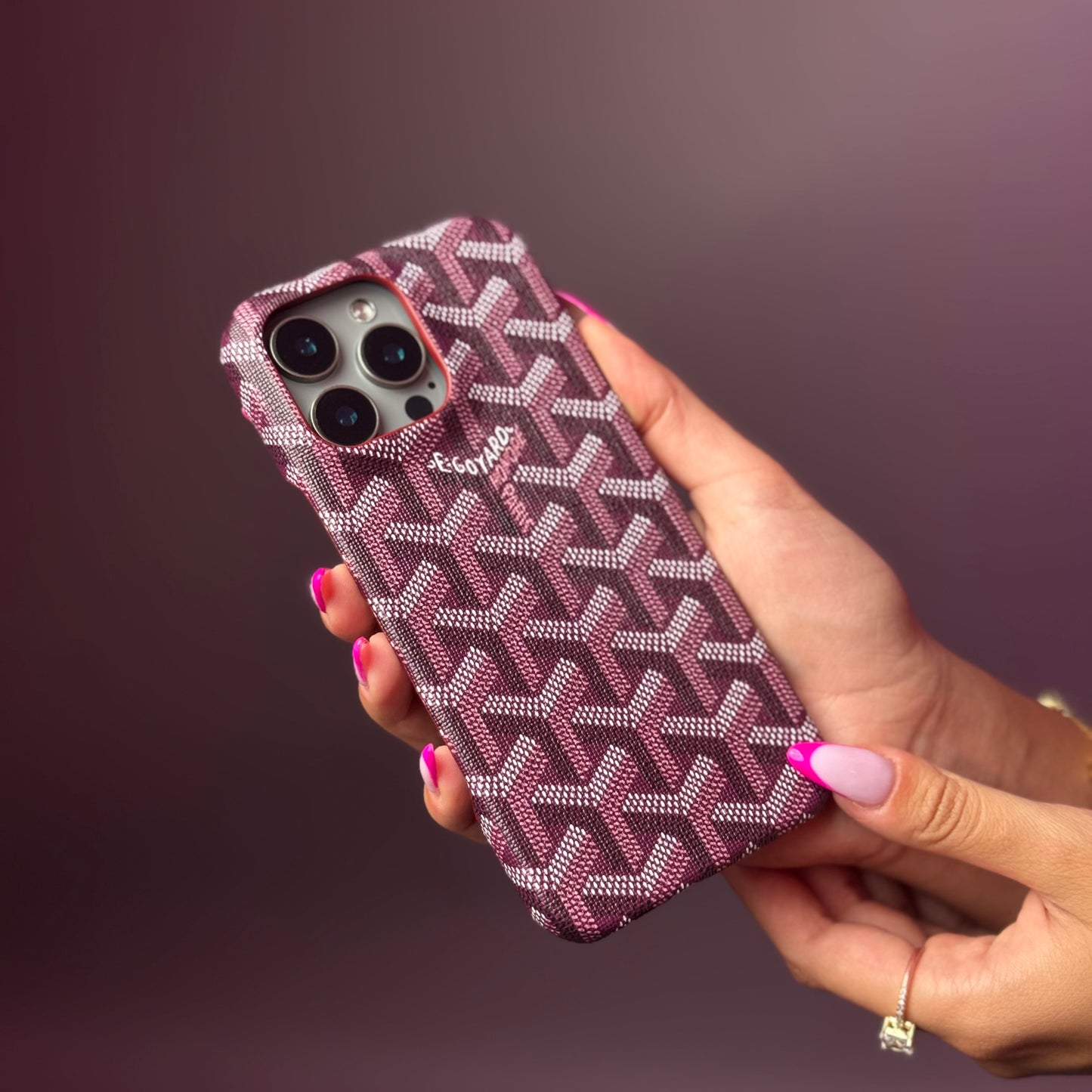 Goyard Leather Case