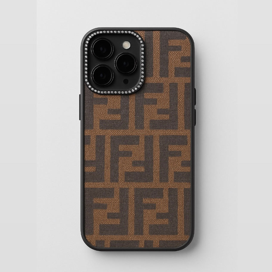 Strassed leather Case