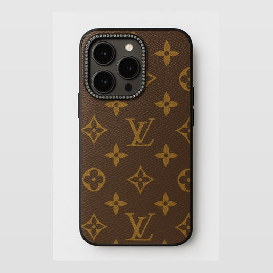 Strassed leather Case