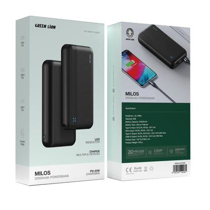 Green Lion Milos 20000mAh Powerbank PD20W