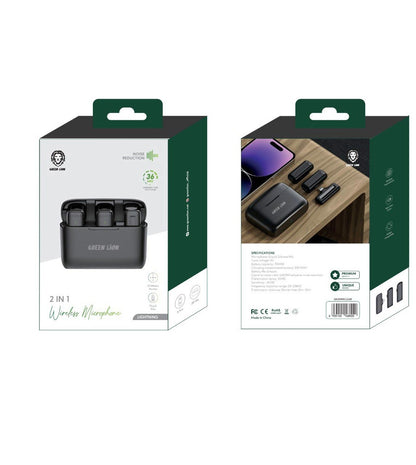 Green 2in1 Lion Wireless Microphone